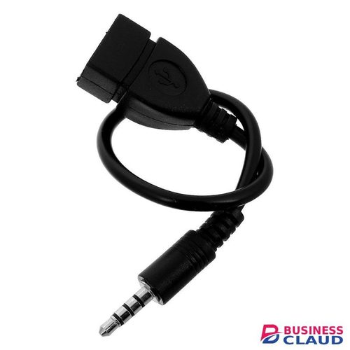 Car Audio Cable 3.5mm to USB Female Adapter for Playing Music