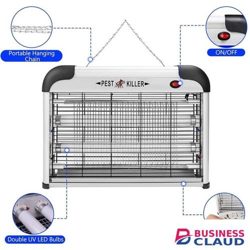 Ultimate 20W Indoor Electric Bug Zapper UV Mosquito Fly Insect Killer Plug-In Lamp