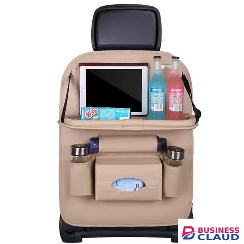 Multifunctional Car Back Seat Storage Bag With Dining Tray