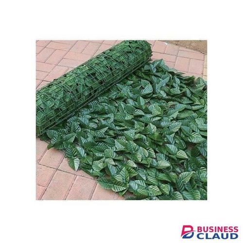 Green Balcony Privacy Fence – Artificial Leaf Screen for Garden, Balcony & Outdoor Use (1m×1m / 3m×1m)