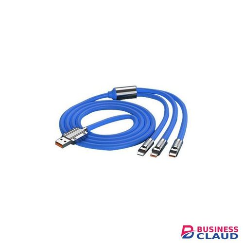 USB Charger Cable 120W Fast Charging 3-in-1 Data Cable Suitable for Type-C