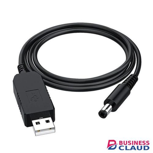USB to DC 9V 12V 5.5X2.1mm Boost Step up Converter Adapter Cable For Router Cord