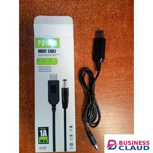 WiFi To Powerbank Cable Connector DC 5V To 12V USB Cable Boost Converter Step-up Cord For Wifi Router