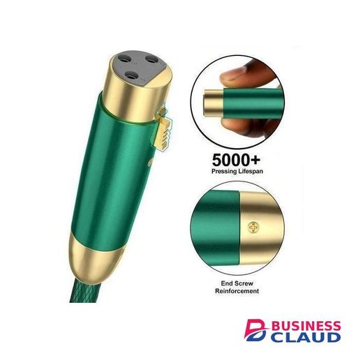EBXYA 50ft Heavy Duty XLR Cable - Church Microphone Wire with Double Braided Shield & Gold Plated Connectors - Low Noise for Sermon/PA System