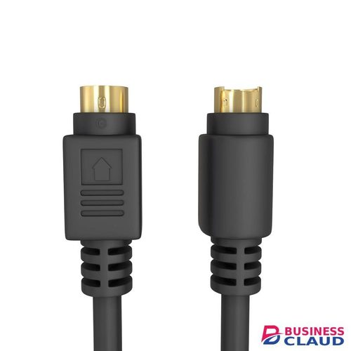 S Video Cable 1.5m SVHS 4-PIN Video Cable Mini Din S-Video Cord for Home Theater, Camcorder, DSS Receiver, DVD Player- Black