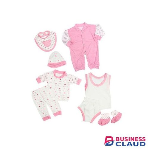 Aworky Limited 8Pcs Baby suit for infant Cap+Pants+Socks+Bib + Vest + Top + Inner pant+Romper