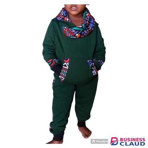 Green Snoodie Baby Suit