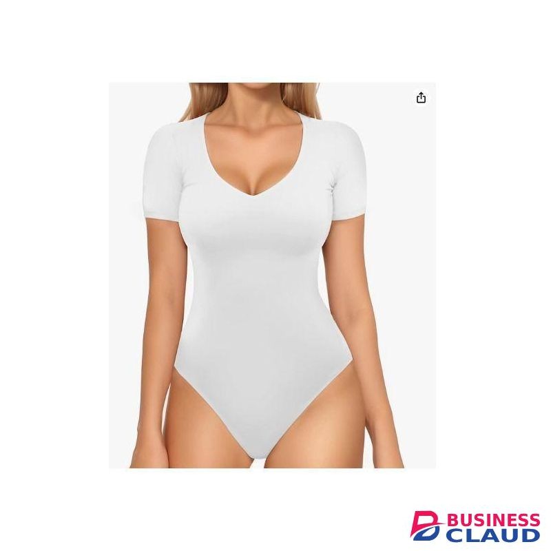 Ladies' Body Suit Tops - White