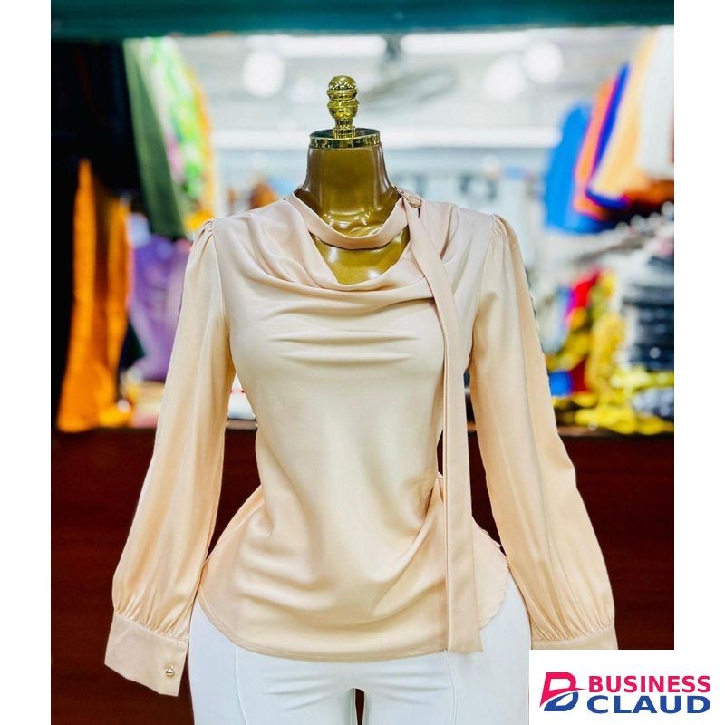 Ladies Casual /Official Cute Tops-Beige