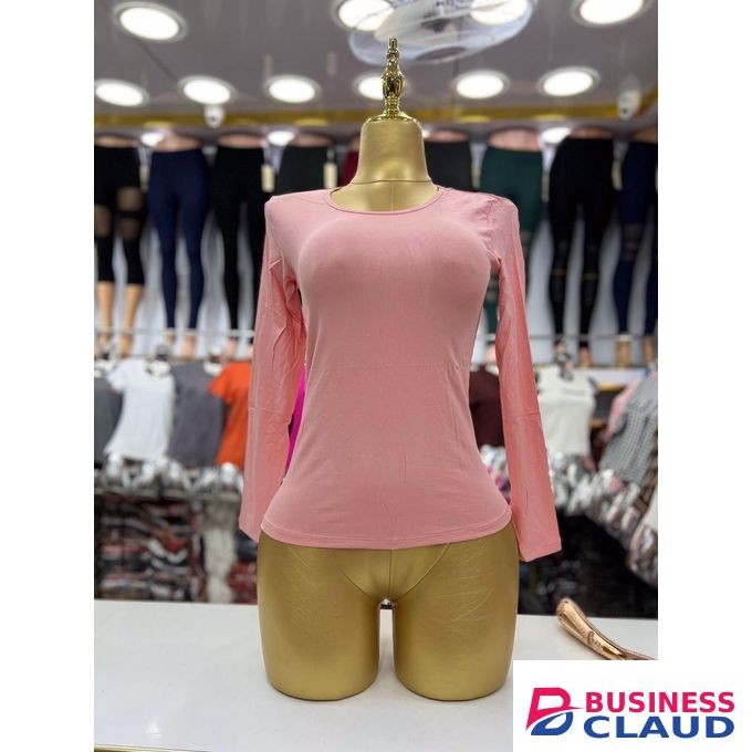 WOMEN LONGSLEEVED COTTON TOP