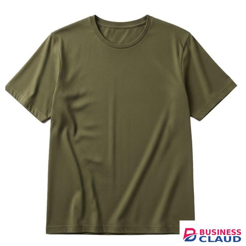 Women's Basic Round Neck Plain T Shirts -Green