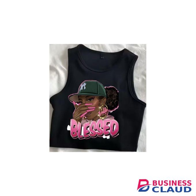 Blessed Branded Vest Crop