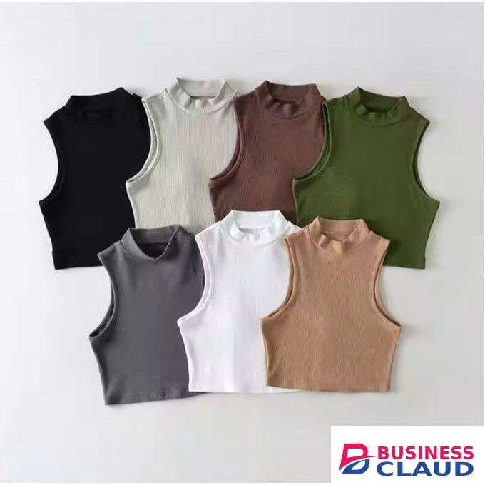 Ladies Classic Heay Cotton Crop Top