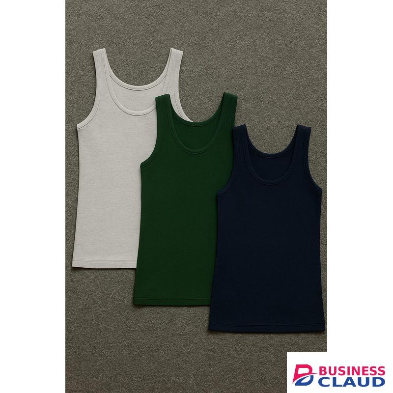 Ladies Vest Top Fits body size 8-12-Green