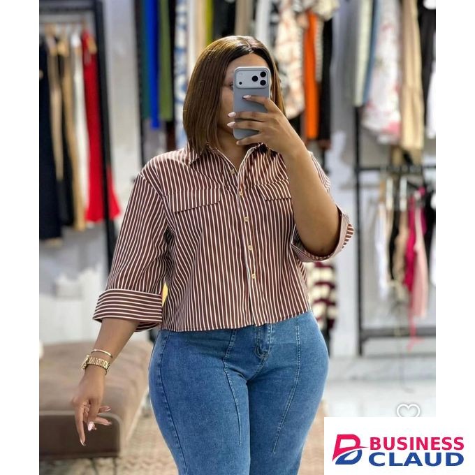 Fancy cropped shirt