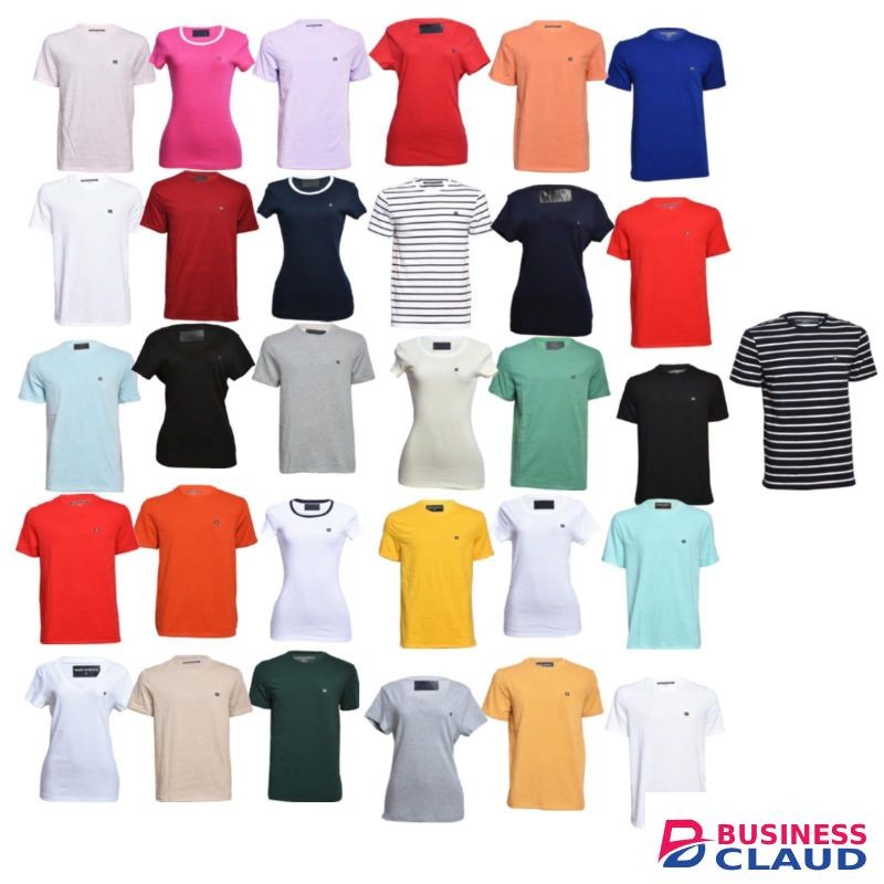 50 - Pack Ladies Round Neck Heavy Duty, 180 GSM T-shirts, Assorted Colours
