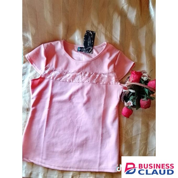 Dynasty Fashion Pink sexy cotton top