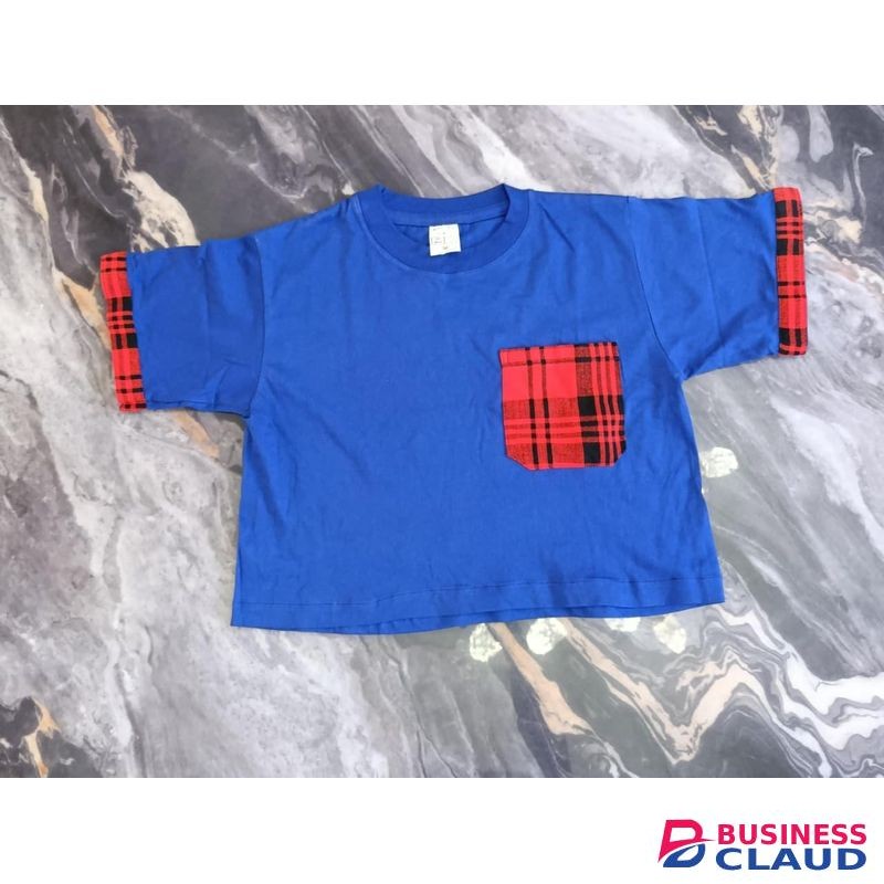 Royal Blue Maasai Inspired Croptop