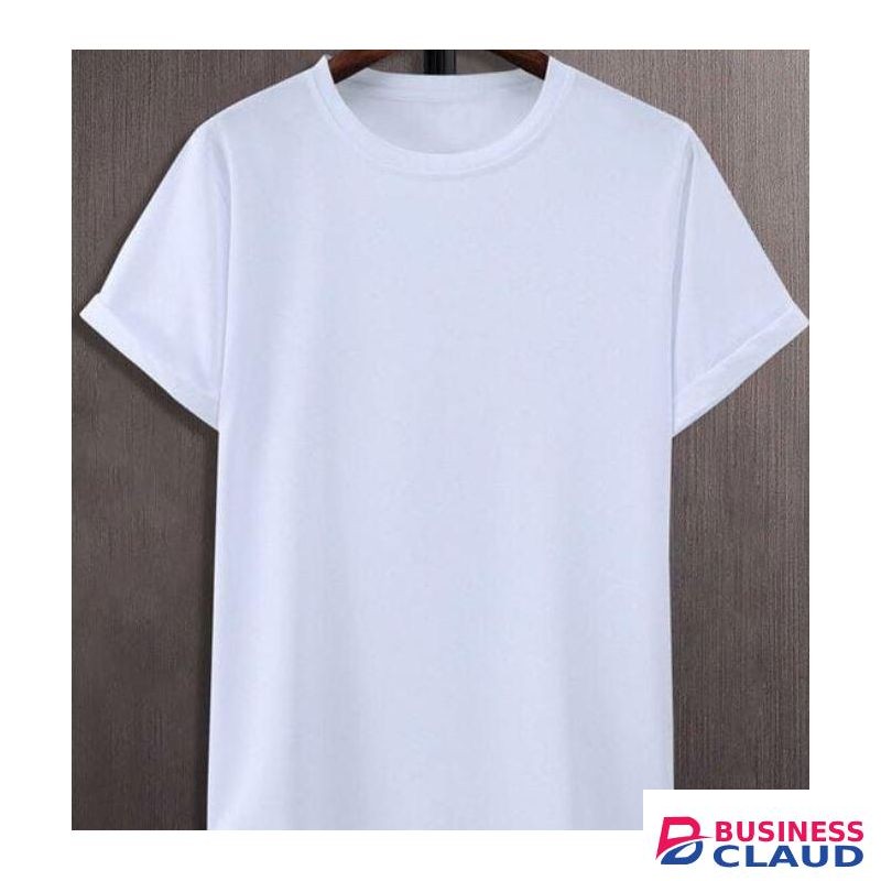 Unisex round neck Tshirt-White