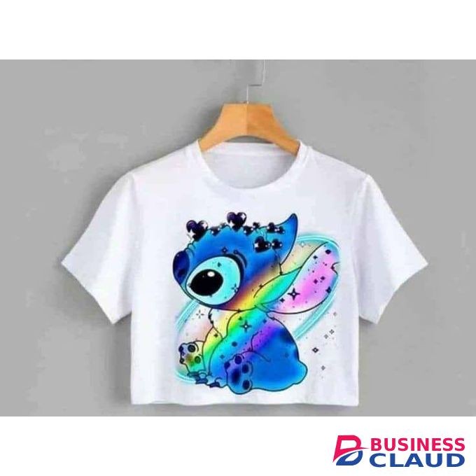 Stitch Stylish Crop Tee