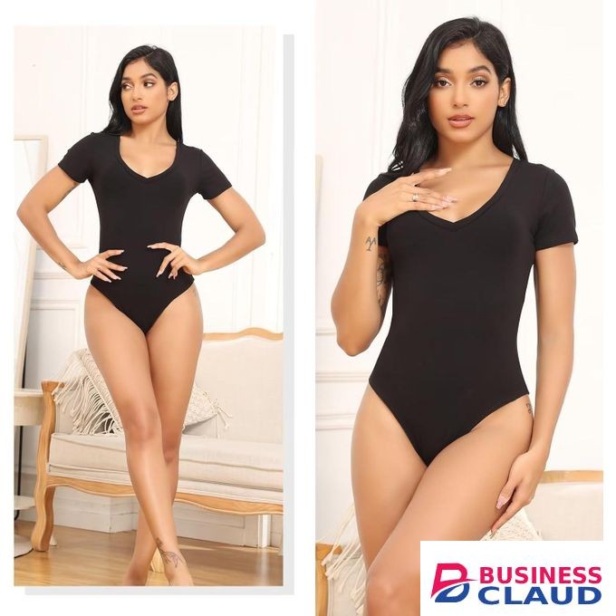 Bobyt Sales Long Sleeve Women Sexy Bodysuit Female Mock Neck Ladies Tops Slim Fit Fashion Solid Body Suit