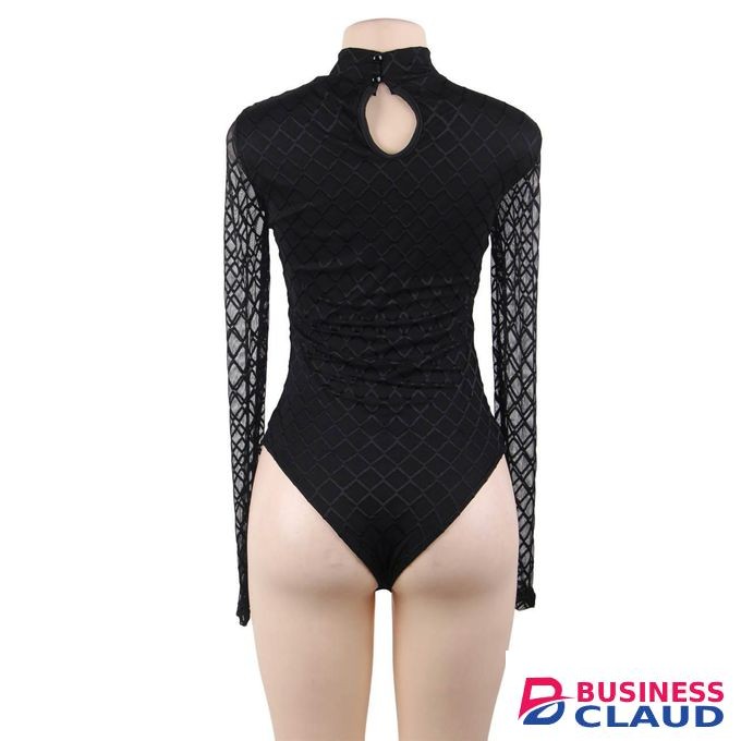 LOVER BEAUTY Longsleeve Patterned Bodysuit