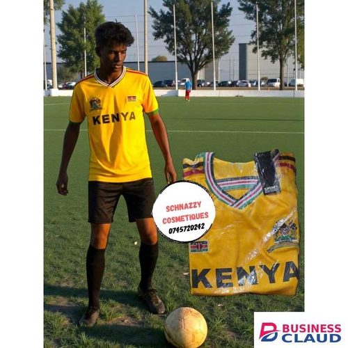 Kenya Football Tshirt YELLOW