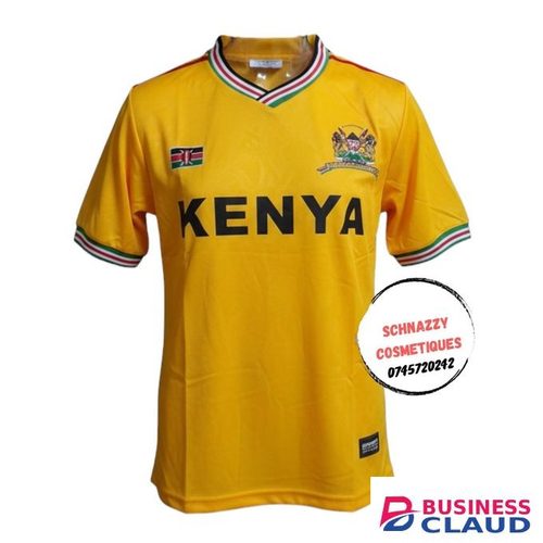 Kenya Football Tshirt YELLOW
