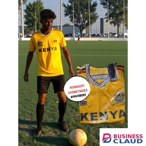 Kenya Football Tshirt YELLOW