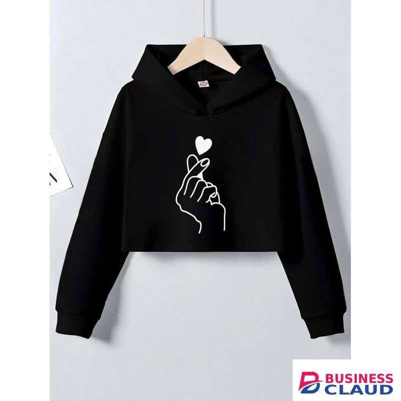 Hand Hoodie Cropiee