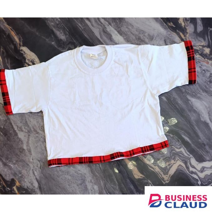 White Maasai Inspired Croptop