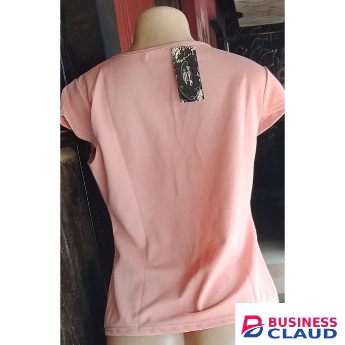 Dynasty Fashion Sexy Ladies Quality Light Pink Top With Lace Front