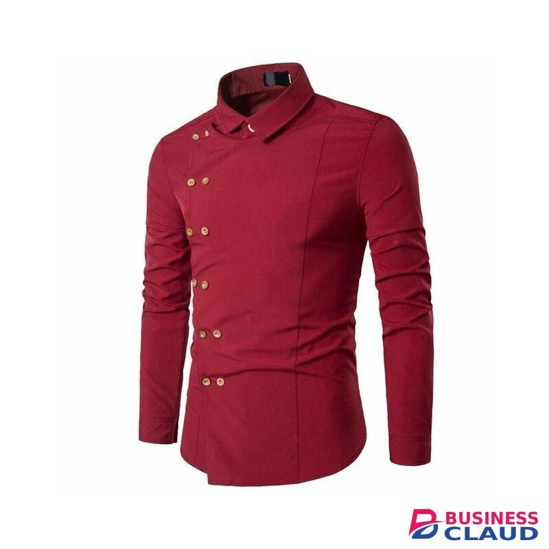 African Long Sleeved Plain Shirtt
