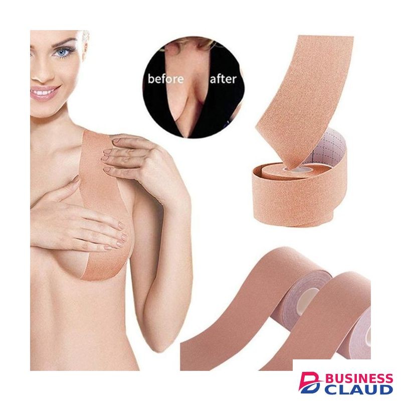 Classic Fashion 3.8cm By 5m Booby Tape/push Up Bra Tape SKIN COLOUR