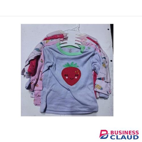 5Pcs Baby T-shirts Assorted Decorations and Prints- Girls prints