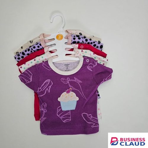 Cotton Baby T-Shirt Set – 5-Pack Everyday Comfort