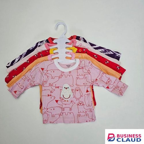 Set of 5 Baby T-Shirts – Soft Cotton Everyday Wear for Newborns & Infants