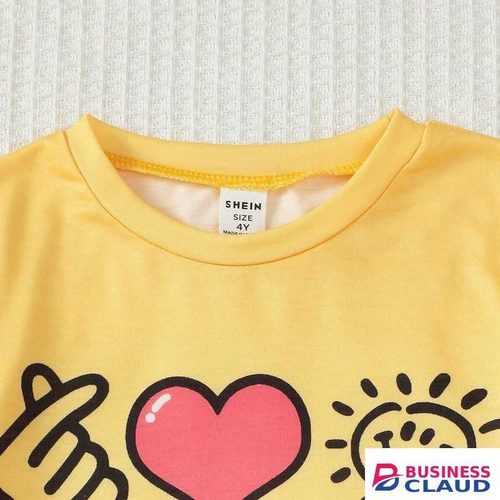 Catpapa Exclusive Perks for Loyal Customers!4-7 years baby yellow short-sleeved T-shirt, suitable for parties, outdoor activities, comfortable and cool, easy to wash
