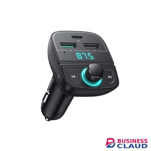 Ugreen Bluetooth Car Charger (5.0+PD+QC3.0+USB Flash Drive+TF) (Black) - CD229