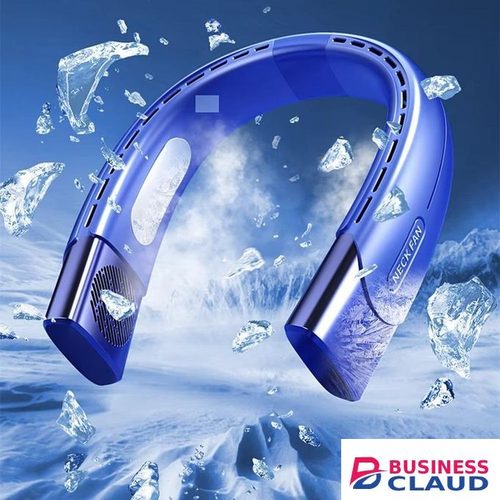 2025 New Wearable Neck Fan – Bladeless, Hands-Free, Cool Anywhere You Go!