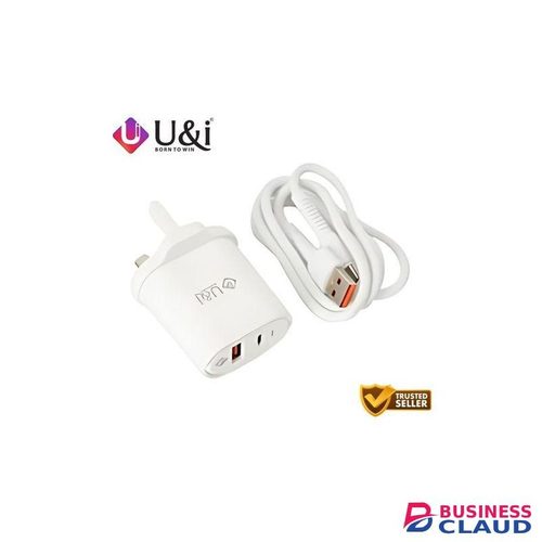 U&I 25W Type C & PD Rapid Mobile Charger