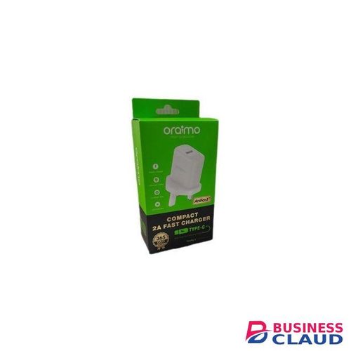 Oraimo New Arrivals Compact 2A Type C Complete Fast Charger Compatible With Redmi, Oppo, Tecno And All Android Devices