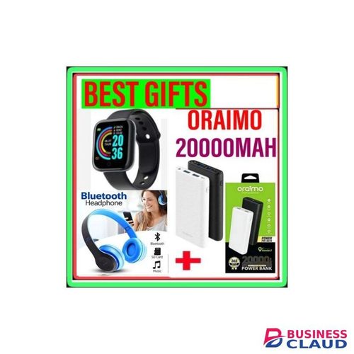 Oraimo Powerbank 20000Mah - Fast Charging + GIFTS