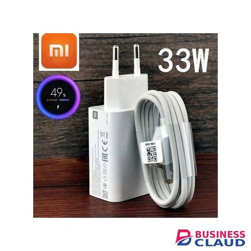 XIAOMI 33W Super Fast Charger For Redmi 12C- White