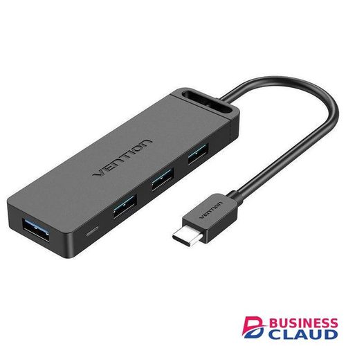 Vention 4 Ports USB3.0 Hub 0.15M Black – VEN CHKBB