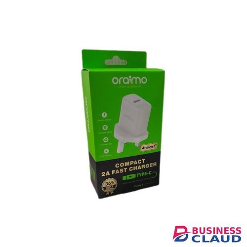 Oraimo Type C Fast Charger - Redmi Oppo Tecno Infinix Android Devices Charger