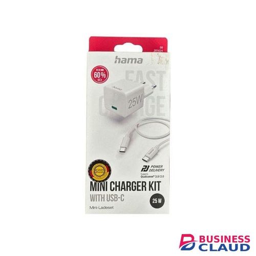 Hama Mini ChargerKit With USB-C 25W