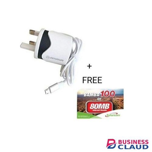 Amaya SMARTPHONE CHARGER + FREE 100 BOB AIRTIME