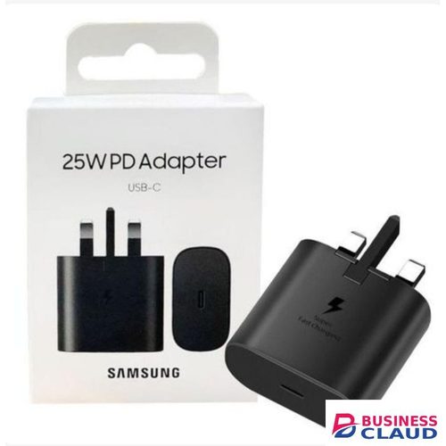 Samsung 25Watts Super Fast Charger Adapter With Type C To C Output For Galaxy A05, A05s, A14, A15, A07, A17, A23,A06,A06s, A16, A26, A36, A56, A24, A25, A33, A34, A35, A53, A54, A55, A73, A74, A75, S21, S21+, S22, S22+