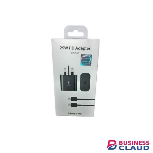 Samsung 25W Fast Charger With C to C Cable for Galaxy A05S,A14, A15,A24,A25, A34, A54,A74